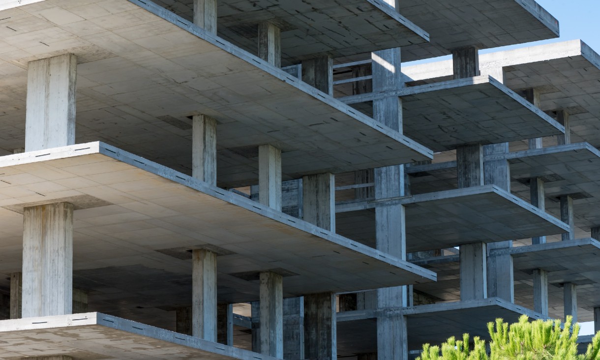 Image of concrete architecture.